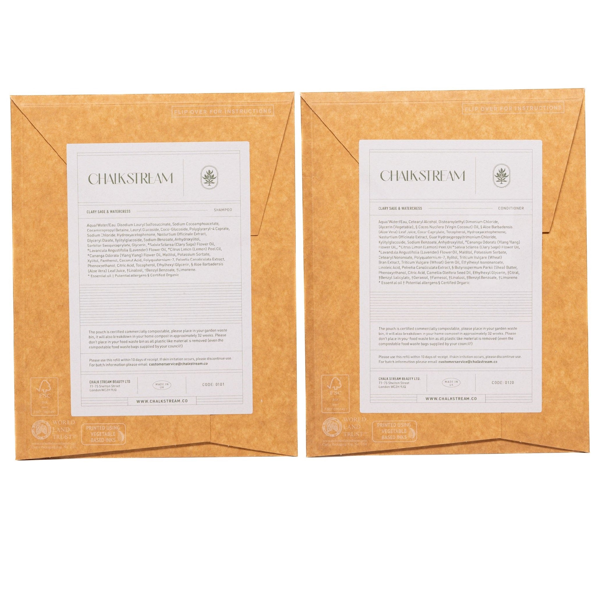 Clary Sage &amp; Watercress Shampoo &amp; Conditioner Set